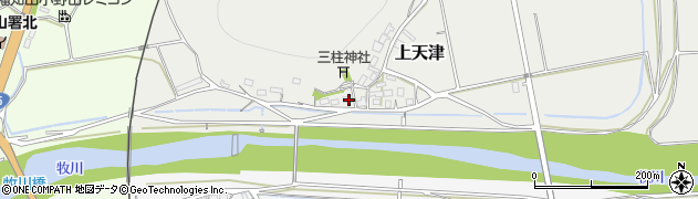 京都府福知山市上天津734周辺の地図