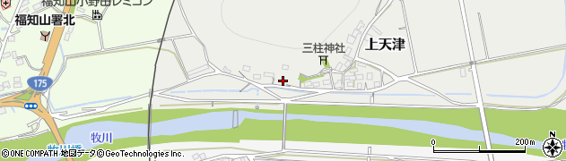 京都府福知山市上天津707周辺の地図