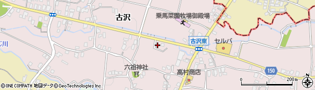 静岡県御殿場市古沢320周辺の地図