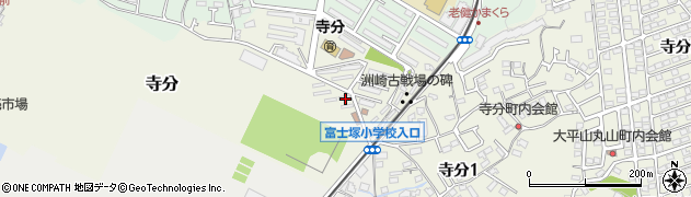 神奈川県鎌倉市寺分448周辺の地図
