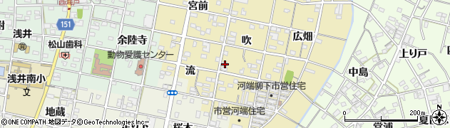 愛知県一宮市浅井町河端流49周辺の地図