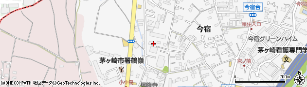 神奈川県茅ヶ崎市今宿821周辺の地図