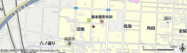 愛知県一宮市木曽川町門間沼奥103周辺の地図