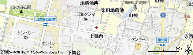 愛知県犬山市上舞台19周辺の地図