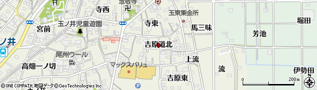 愛知県一宮市木曽川町玉ノ井（吉原道北）周辺の地図