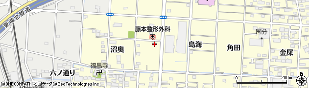 愛知県一宮市木曽川町門間沼奥119周辺の地図