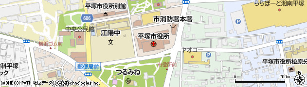 平塚税務署周辺の地図