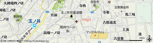 愛知県一宮市木曽川町玉ノ井稲荷浦39周辺の地図