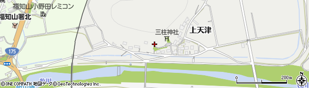 京都府福知山市上天津710周辺の地図