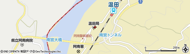 長野県下伊那郡泰阜村8372周辺の地図