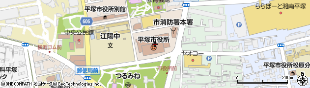 平塚市消防本部周辺の地図