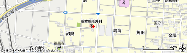 愛知県一宮市木曽川町門間沼墓周辺の地図