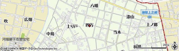 愛知県一宮市瀬部（四万）周辺の地図