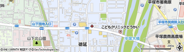 神奈川県平塚市徳延557周辺の地図