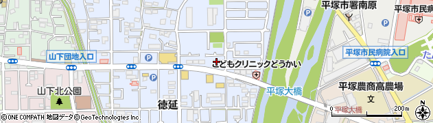 神奈川県平塚市徳延564周辺の地図
