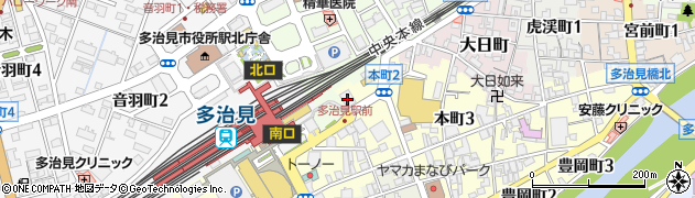 志門塾　多治見駅前校周辺の地図