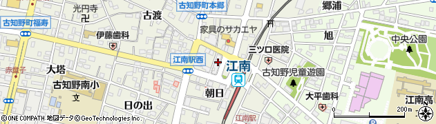 ＢａｙＬｅａｆ江南駅前店周辺の地図