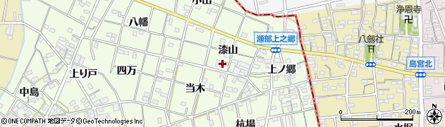 愛知県一宮市瀬部漆山65周辺の地図