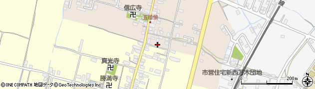 滋賀県高島市安曇川町五番領74周辺の地図