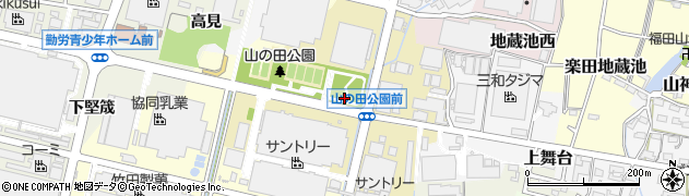 愛知県犬山市角池周辺の地図