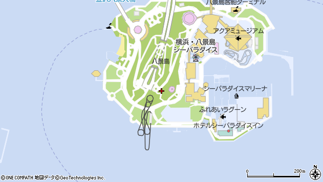 〒236-0006 神奈川県横浜市金沢区八景島の地図