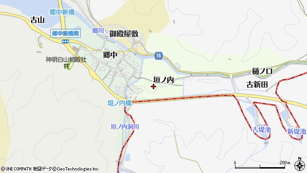 〒484-0001 愛知県犬山市垣ノ内の地図