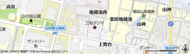 愛知県犬山市上舞台23周辺の地図