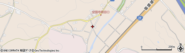 京都府綾部市安国寺町（柳ケ瀬）周辺の地図