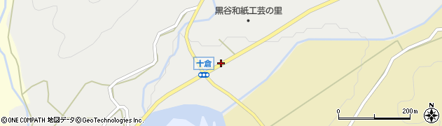 十倉周辺の地図