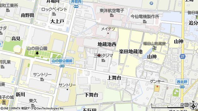 〒484-0952 愛知県犬山市上舞台の地図