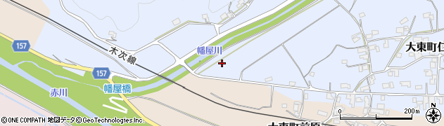 幡屋川周辺の地図