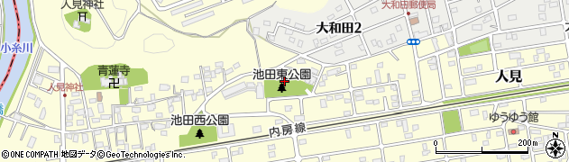 池田東公園周辺の地図