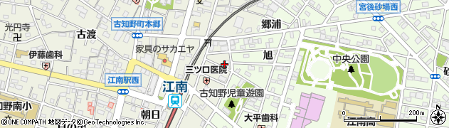 愛知県江南市古知野町瑞穂14周辺の地図