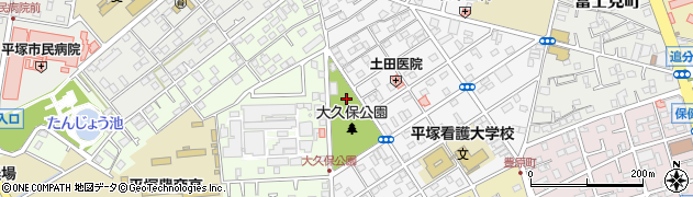 神奈川県平塚市諏訪町周辺の地図