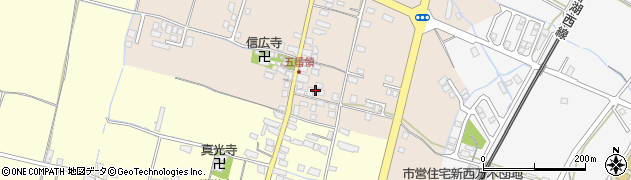 滋賀県高島市安曇川町五番領81周辺の地図