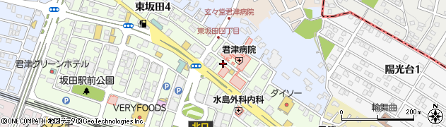 君津薬局東坂田店周辺の地図