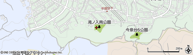 滝ノ入南公園周辺の地図