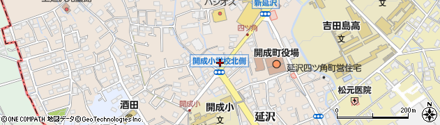 神奈川県開成町（足柄上郡）延沢周辺の地図