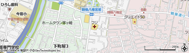 フジ鶴嶺店周辺の地図