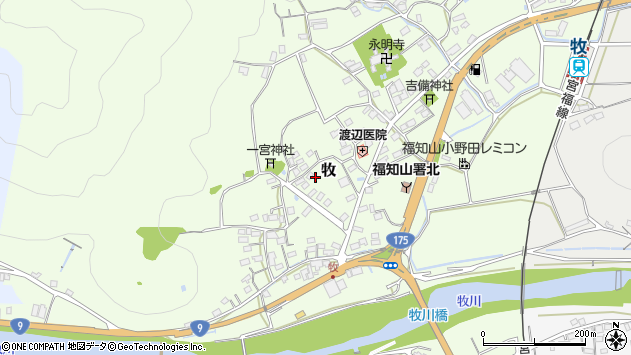 〒620-0913 京都府福知山市牧の地図