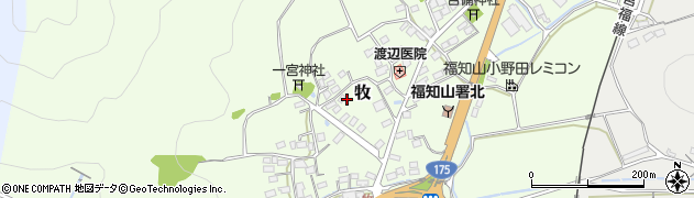 京都府福知山市牧周辺の地図