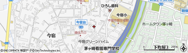 神奈川県茅ヶ崎市今宿306周辺の地図