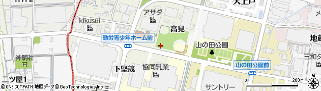 愛知県犬山市羽黒新田（一本檜）周辺の地図