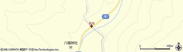 長須周辺の地図
