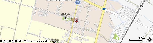 滋賀県高島市安曇川町五番領96周辺の地図