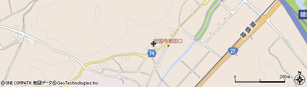 京都府綾部市安国寺町（和田段）周辺の地図