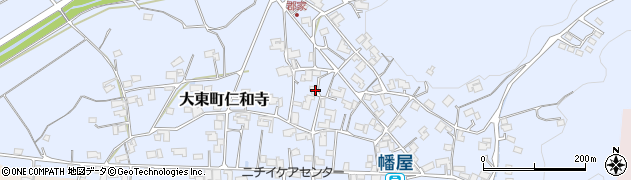 島根県雲南市大東町仁和寺1586周辺の地図