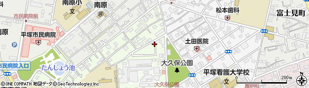平塚市達上ヶ丘4-47 湘南中文学苑駐車場周辺の地図
