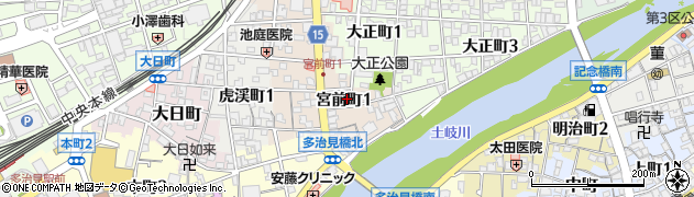 岡田接骨院周辺の地図
