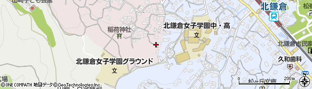 神奈川県鎌倉市台1738周辺の地図